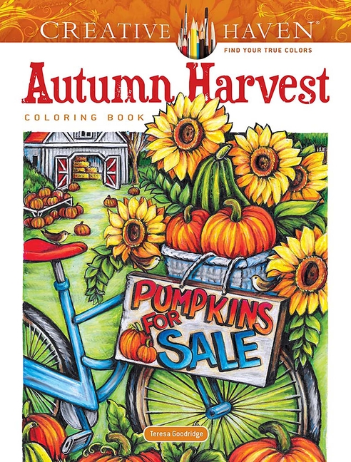 Creative Haven Autumn Harvest Coloring Book [Book]